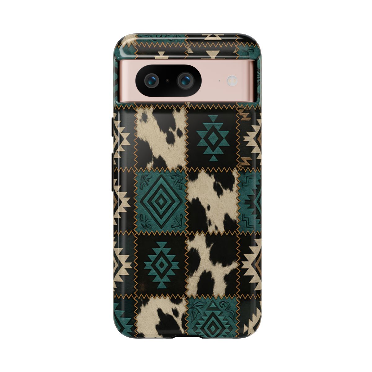 Turquiose Aztec Patchwork Tough Phone Case