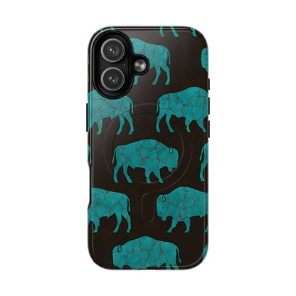 Turquoise Buffalo Magnetic Case