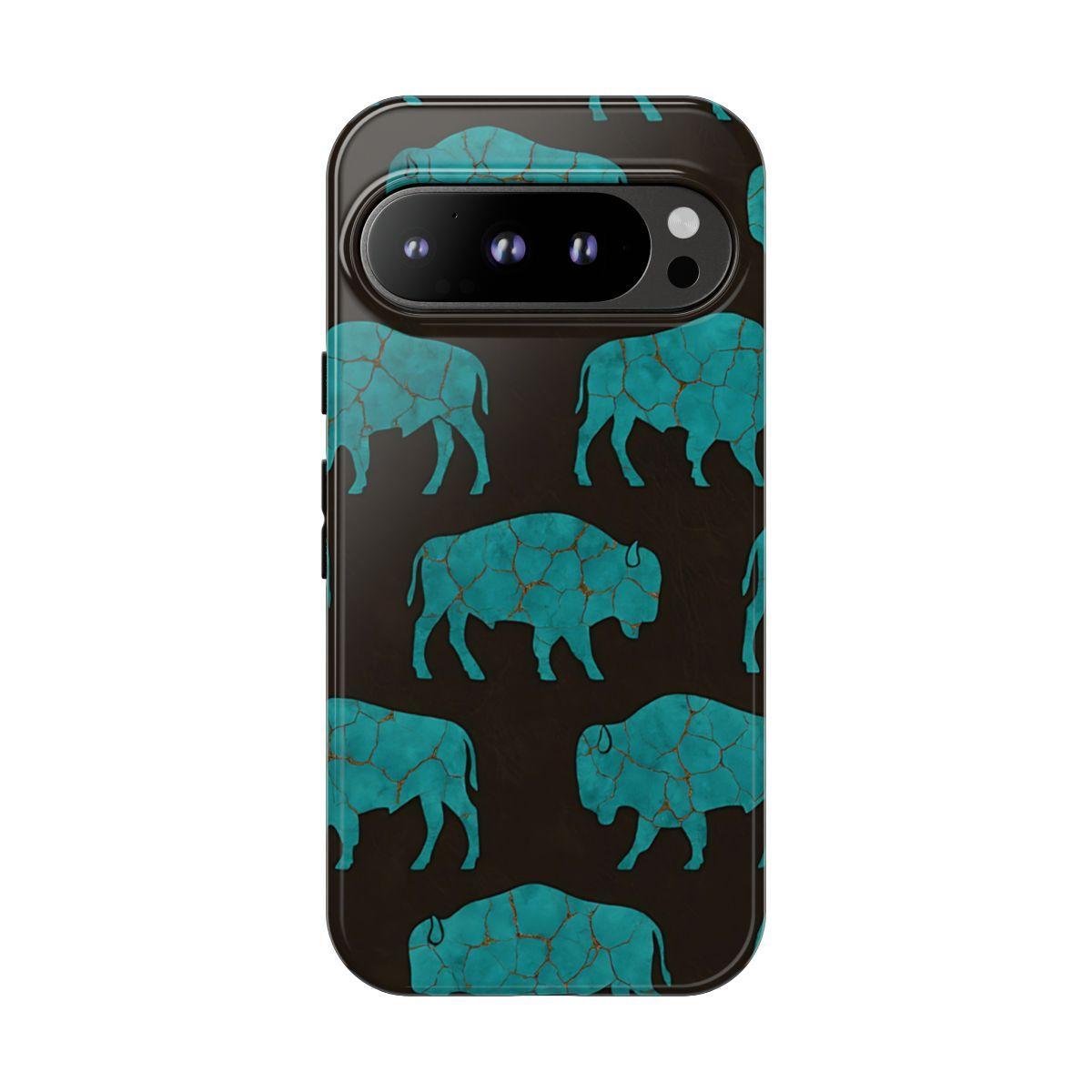 Turquoise Buffalo Tough Case