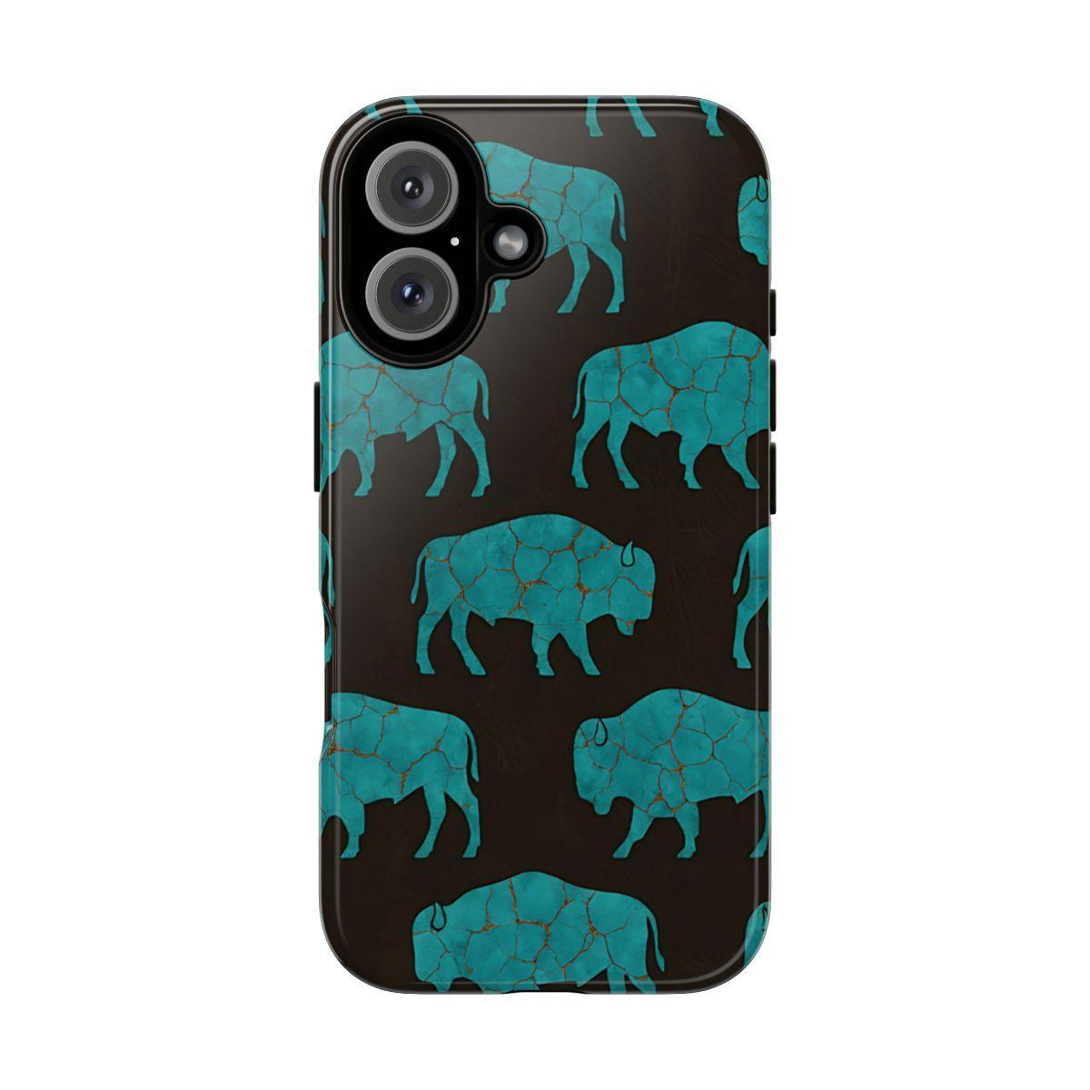 Turquoise Buffalo Tough Case