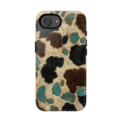 Turquoise Cowhide Tough Case - iPhone 16e