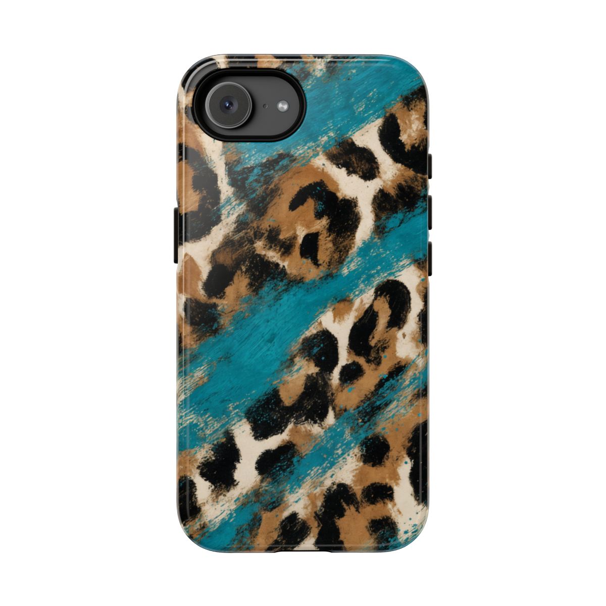 Turquoise Leopard Tough Case - iPhone 16e