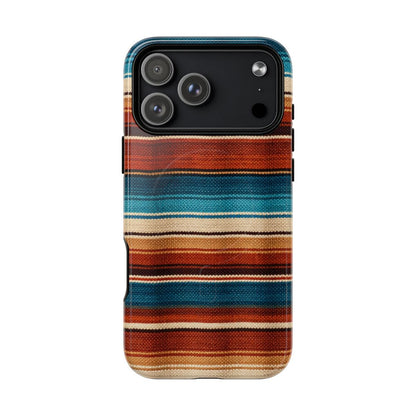 Turquoise + Orange Serape Magnetic Case