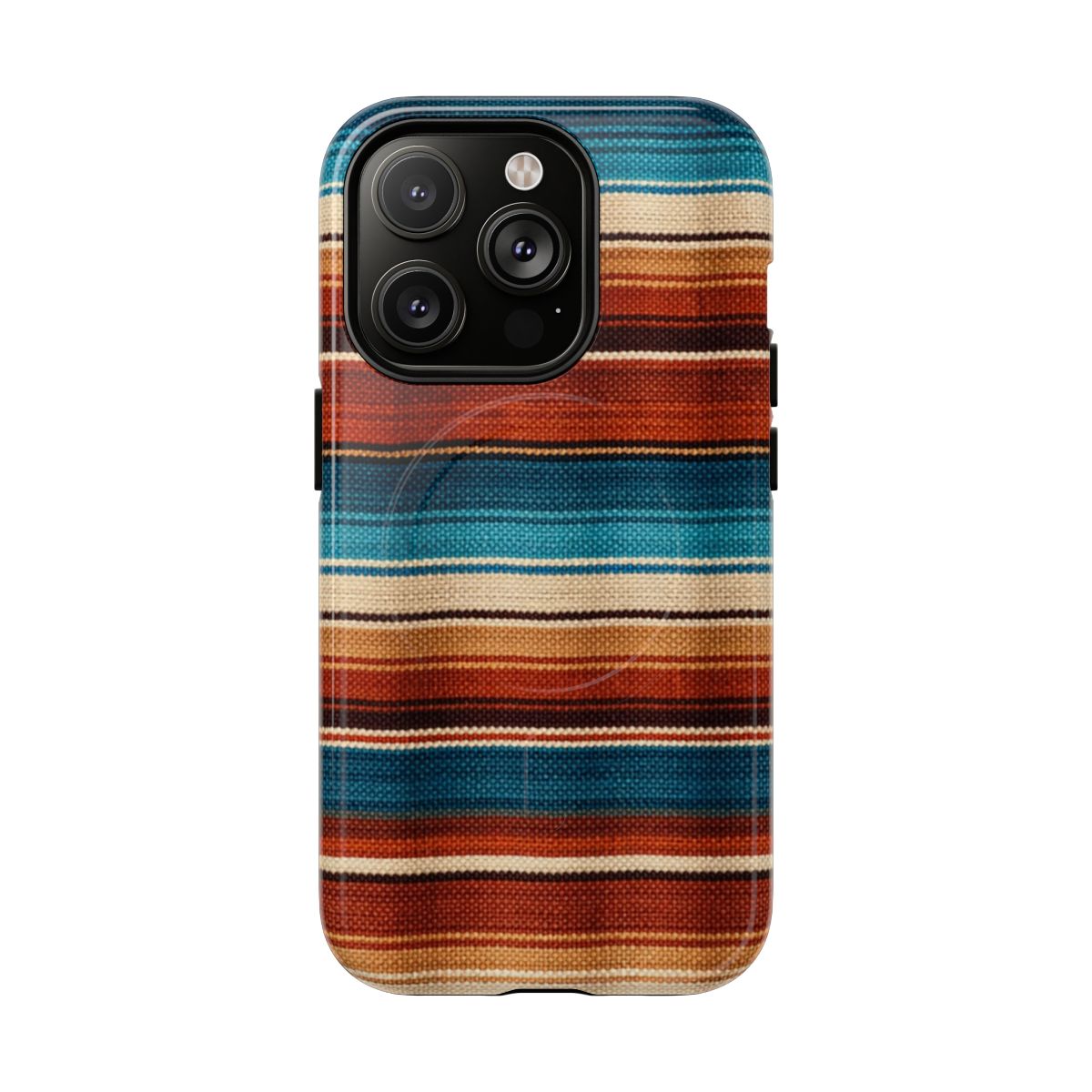 Turquoise + Orange Serape Magnetic Case