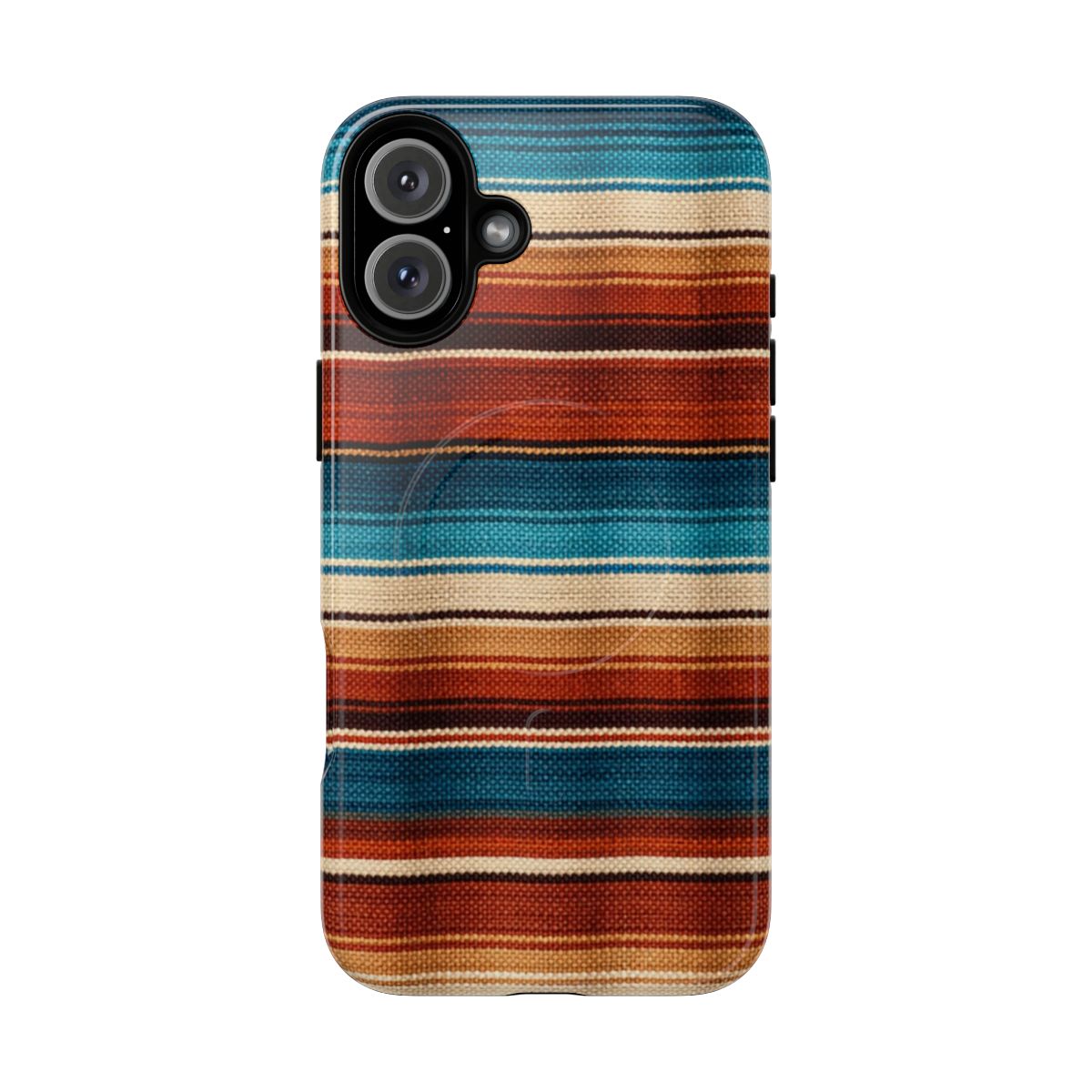 Turquoise + Orange Serape Magnetic Case
