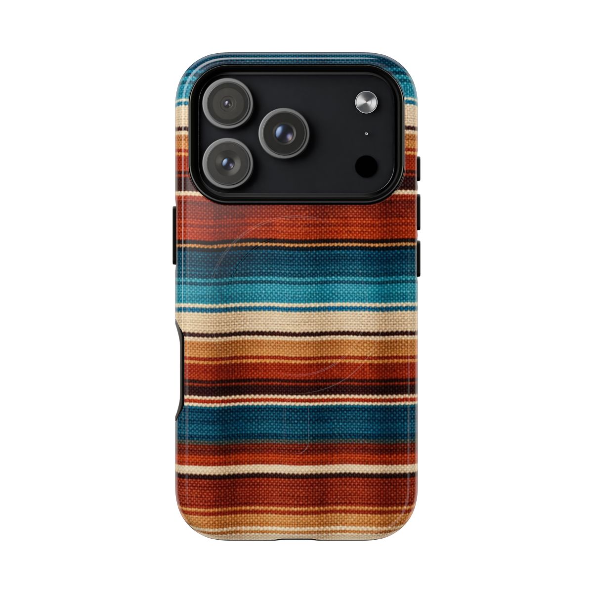 Turquoise + Orange Serape Magnetic Case