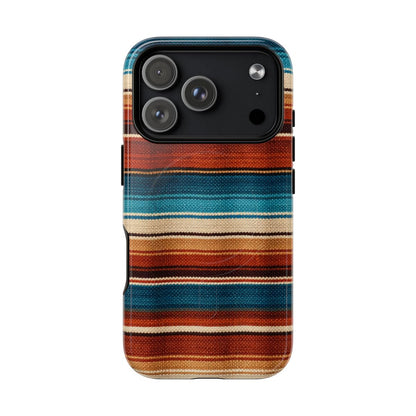 Turquoise + Orange Serape Magnetic Case