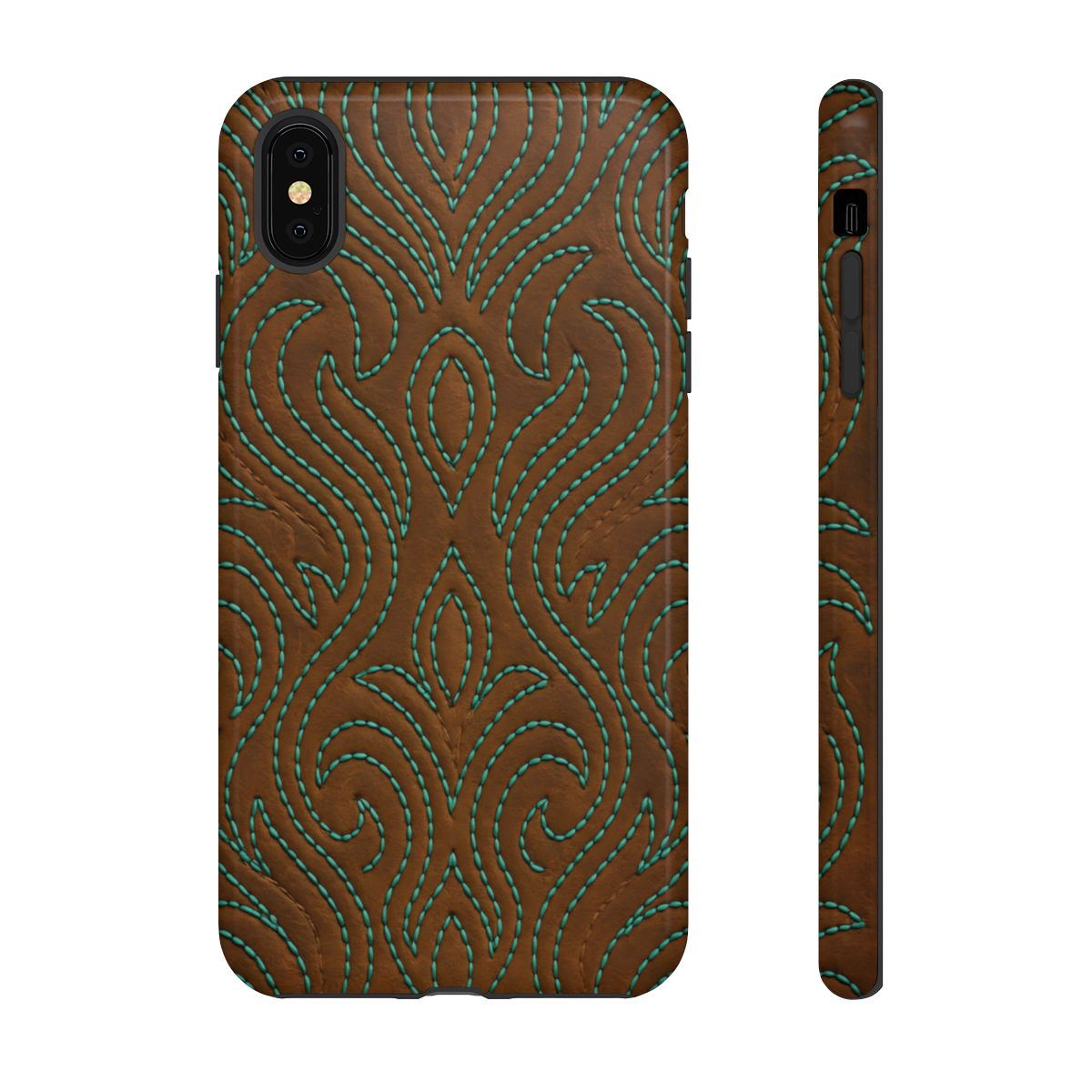 Turquoise Stitched Tough Case