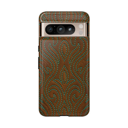 Turquoise Stitched Tough Case