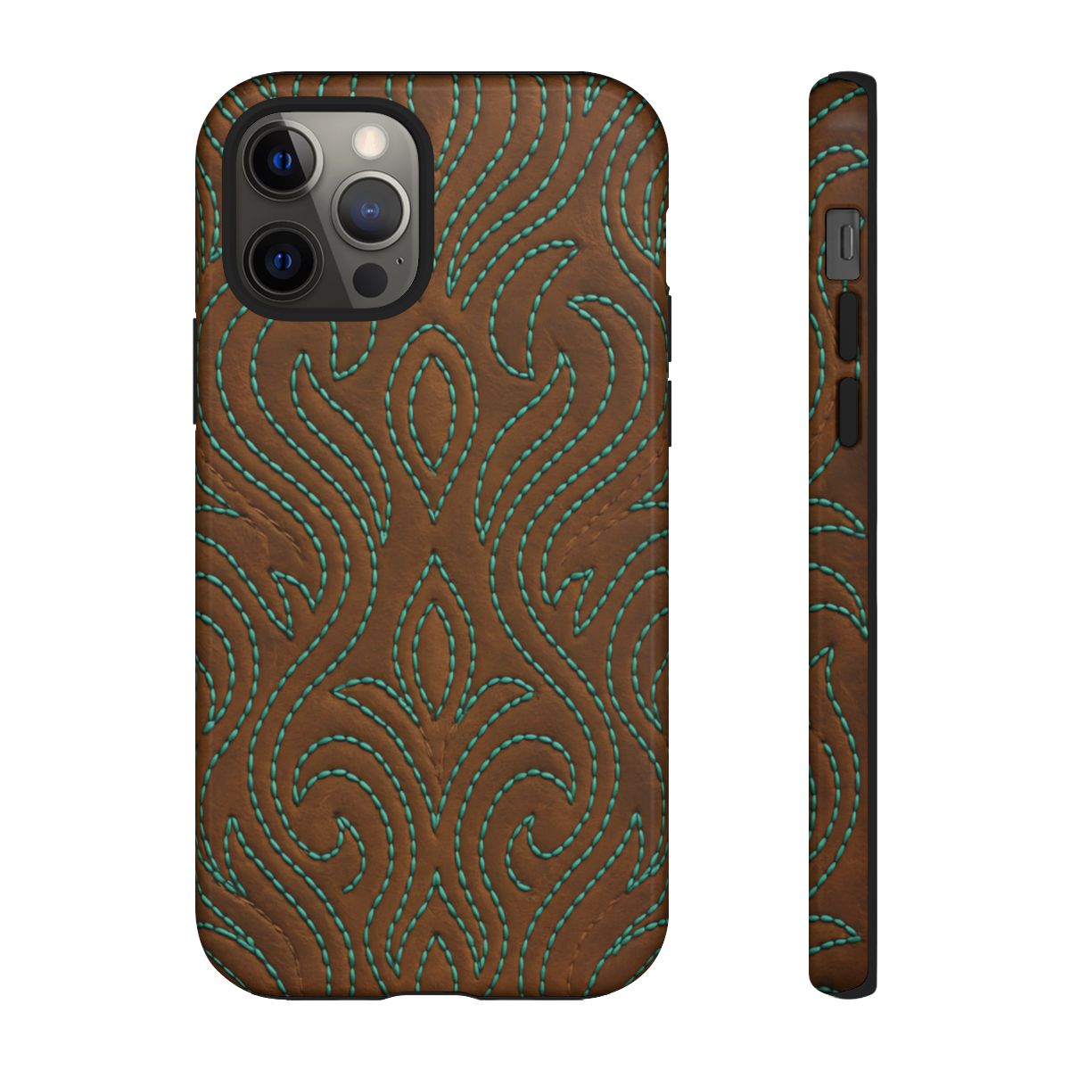 Turquoise Stitched Tough Case