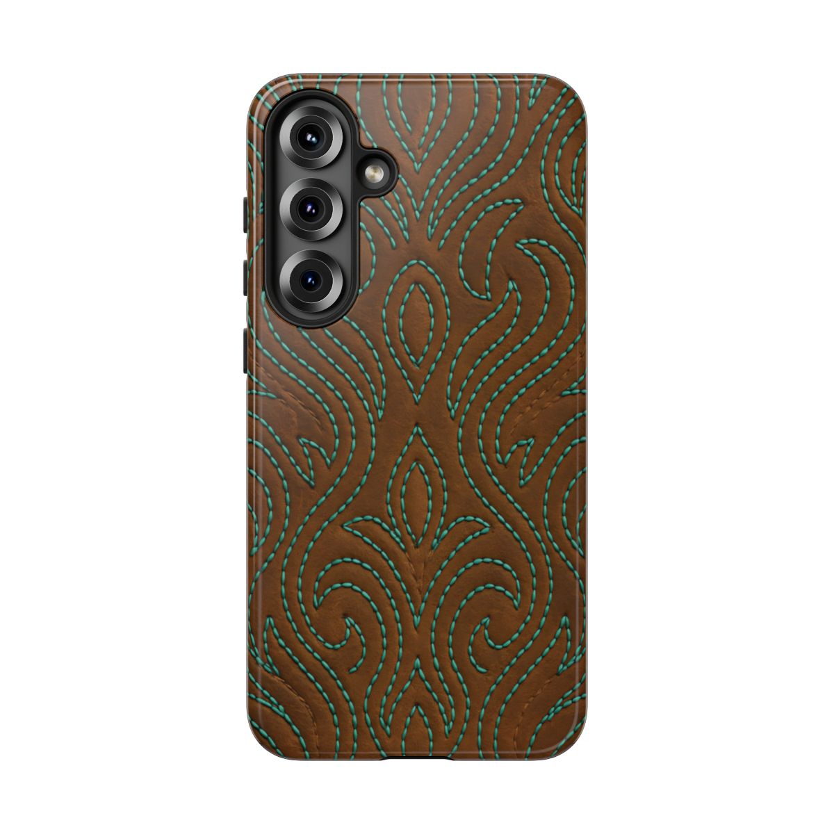 Turquoise Stitched Tough Case