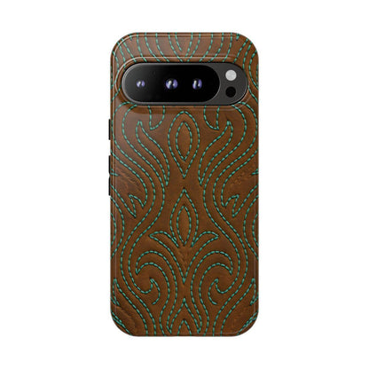 Turquoise Stitched Tough Case
