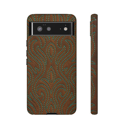 Turquoise Stitched Tough Case