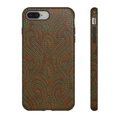 Turquoise Stitched Tough Case