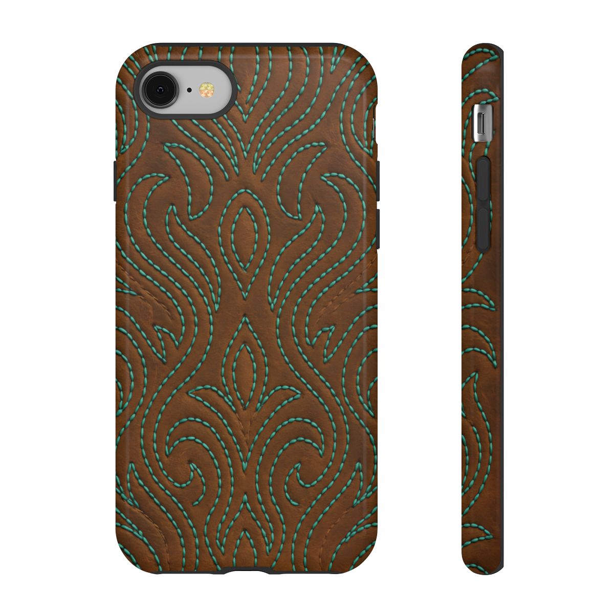 Turquoise Stitched Tough Case