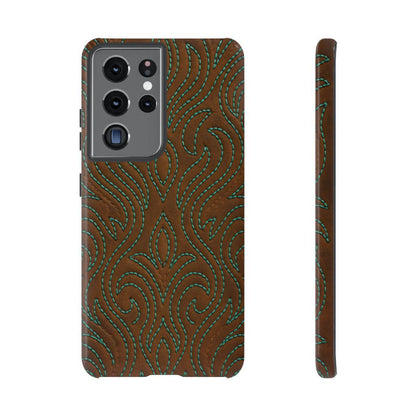 Turquoise Stitched Tough Case
