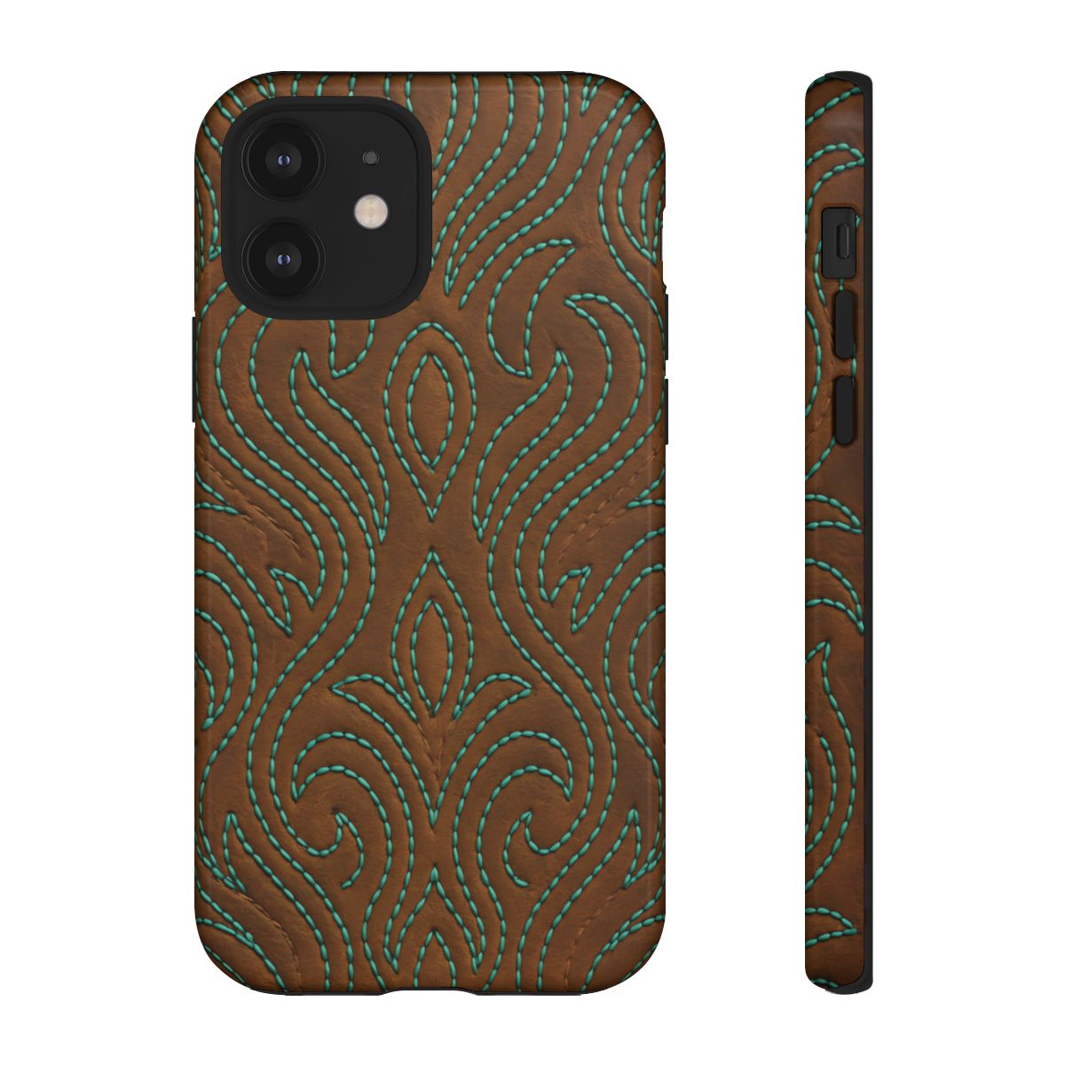 Turquoise Stitched Tough Case