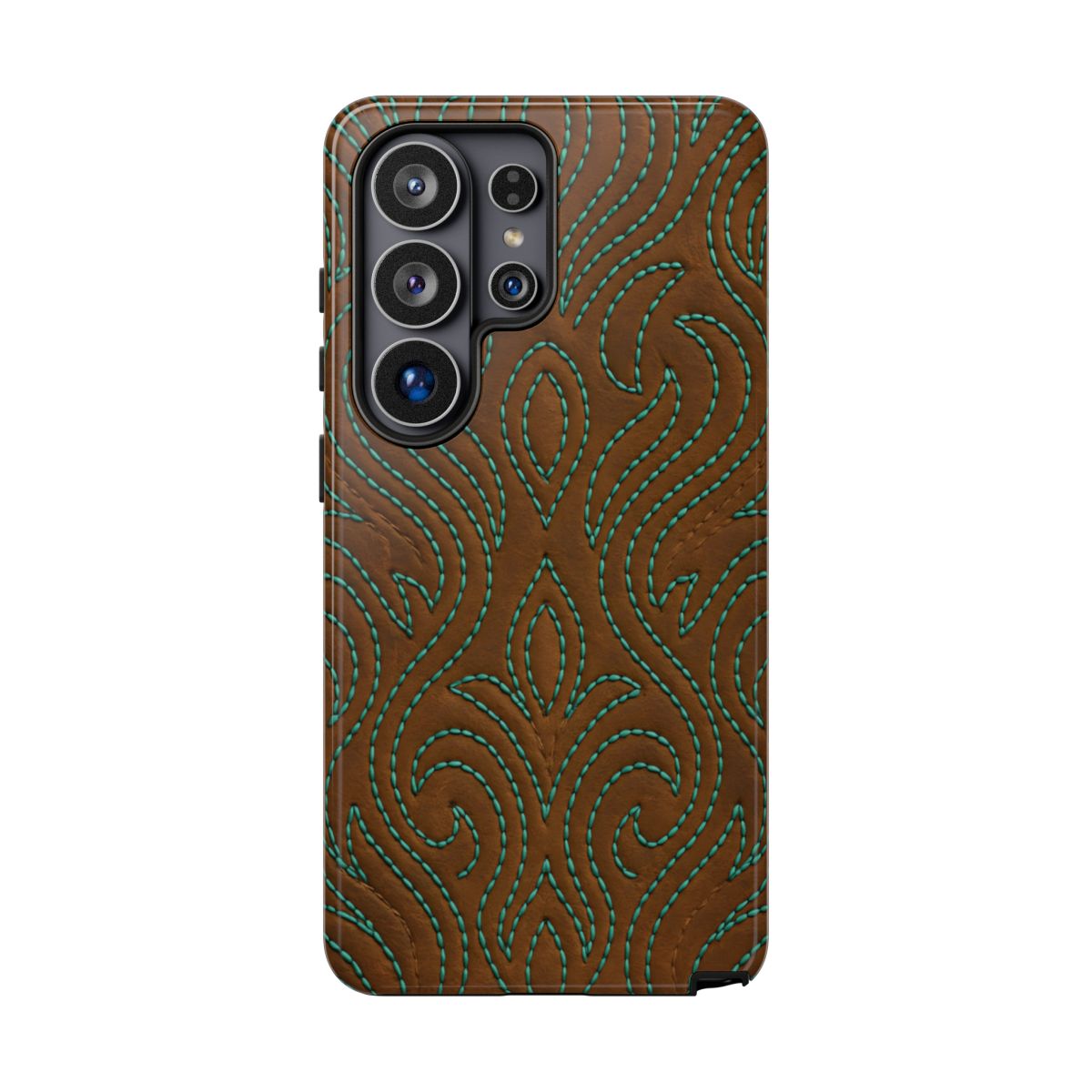 Turquoise Stitched Tough Case