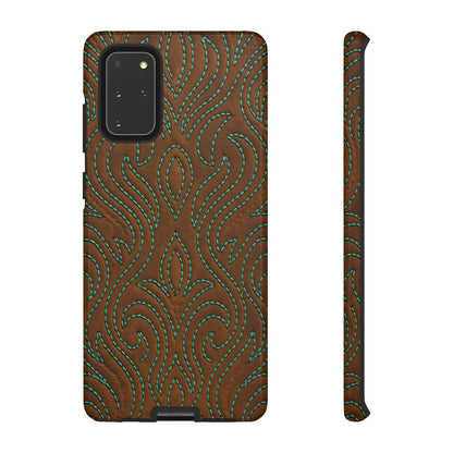 Turquoise Stitched Tough Case