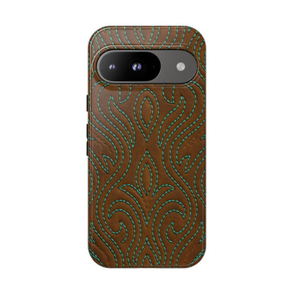 Turquoise Stitched Tough Case