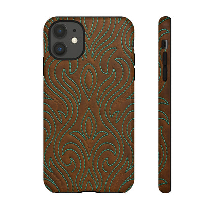 Turquoise Stitched Tough Case