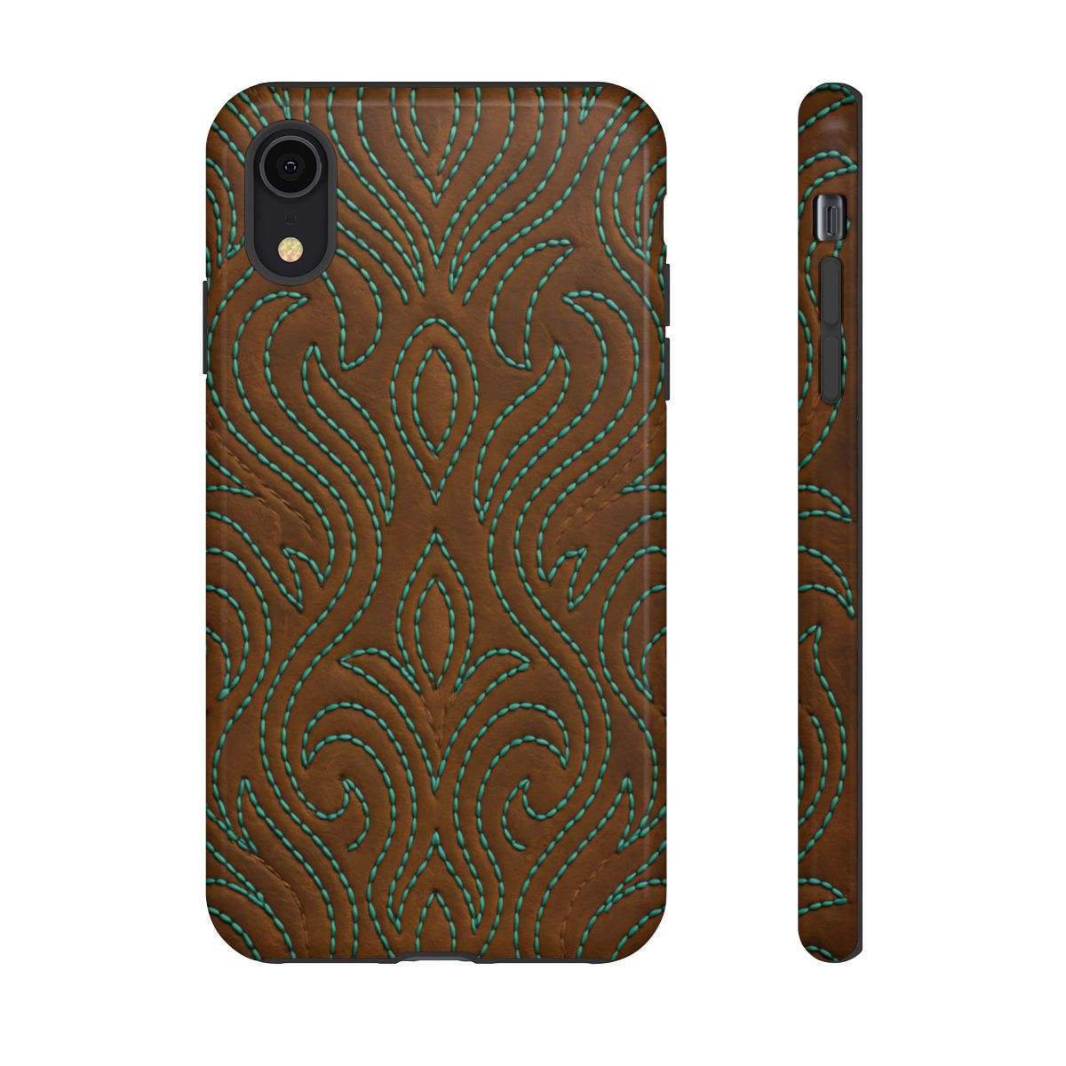 Turquoise Stitched Tough Case