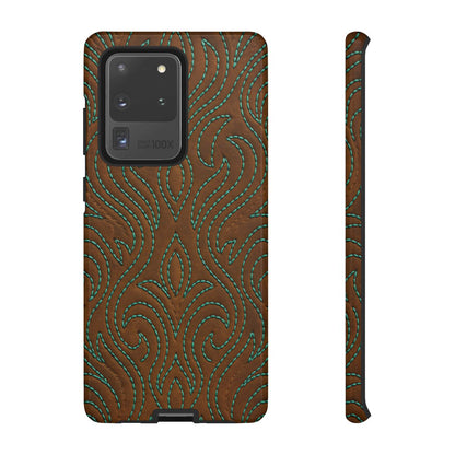 Turquoise Stitched Tough Case
