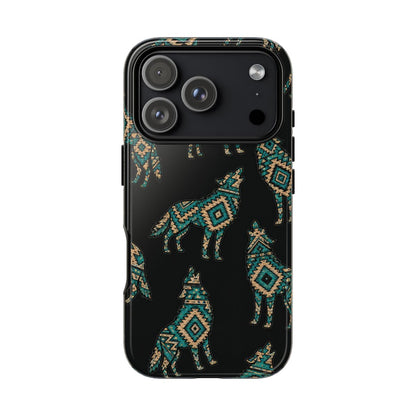Turquoise Wolf Tough Case - iPhone 18 Pro