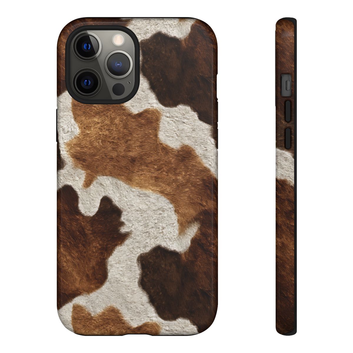 Two-Tone Brown Cowhide Tough Case
