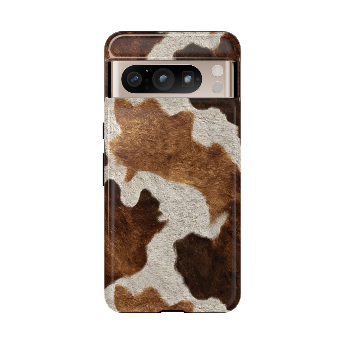 Two-Tone Brown Cowhide Tough Case