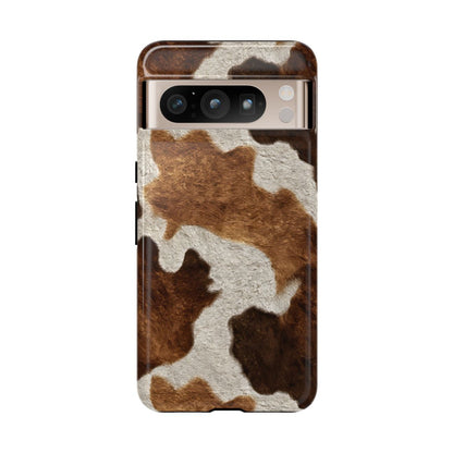 Two-Tone Brown Cowhide Tough Case