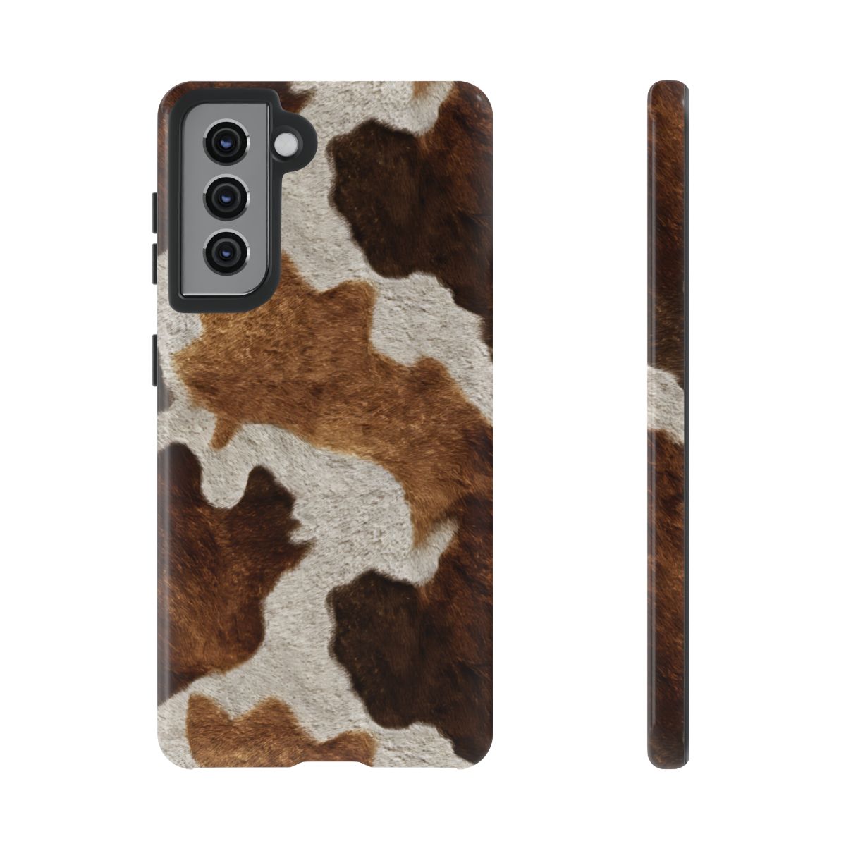 Two-Tone Brown Cowhide Tough Case
