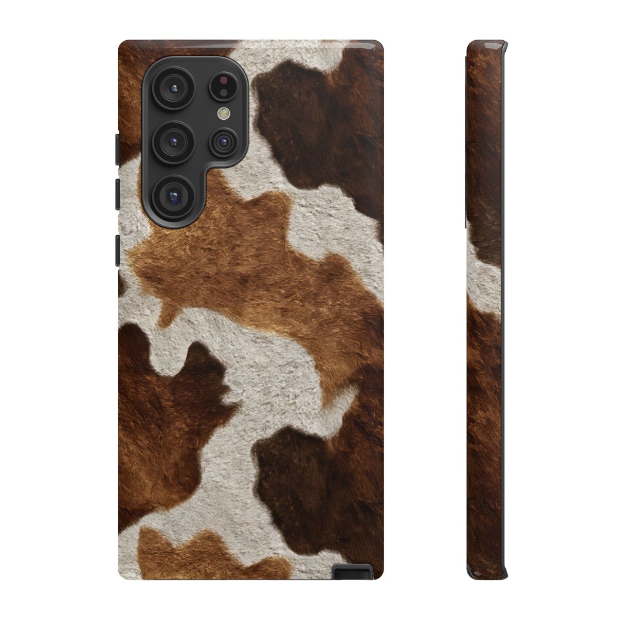 Two-Tone Brown Cowhide Tough Case