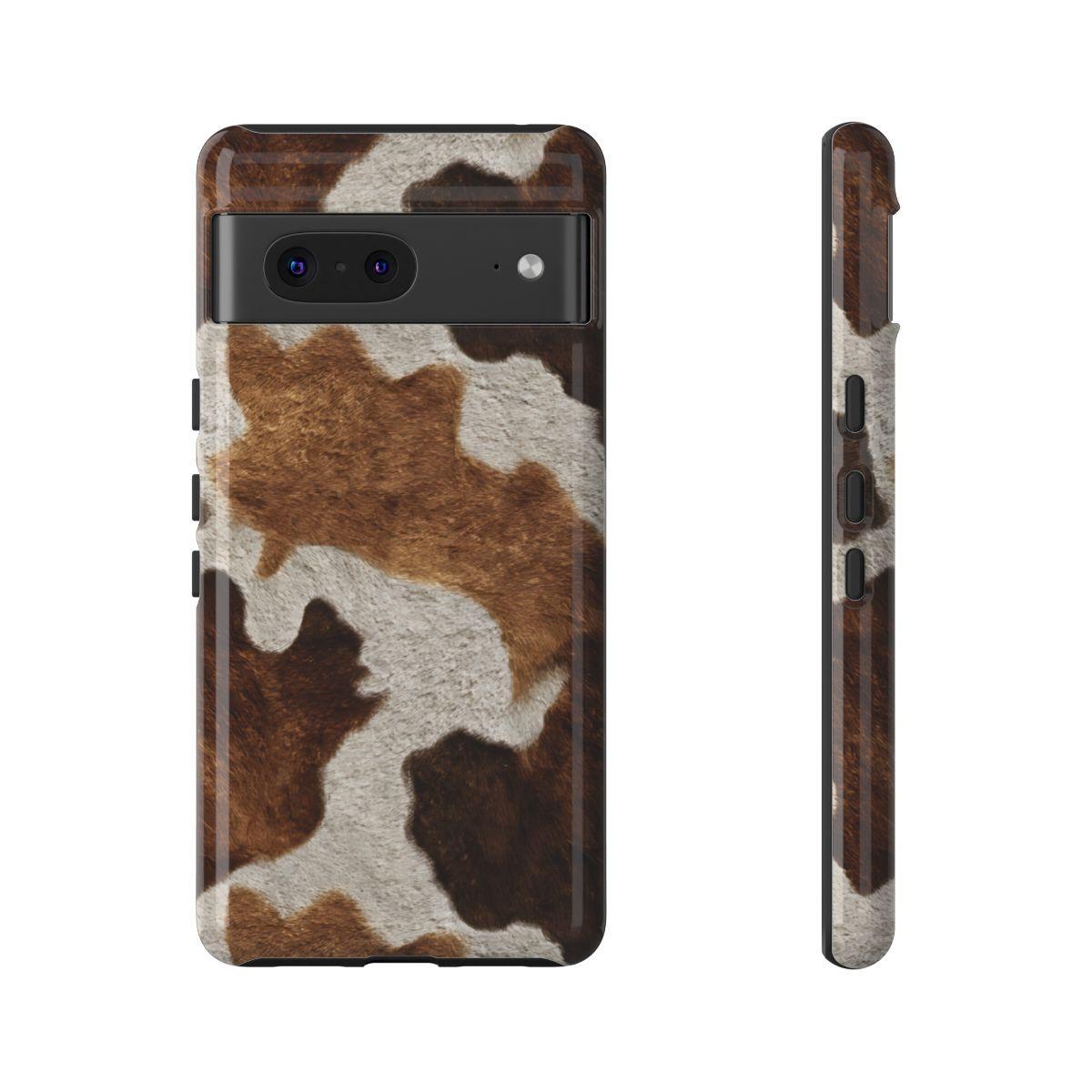 Two-Tone Brown Cowhide Tough Case