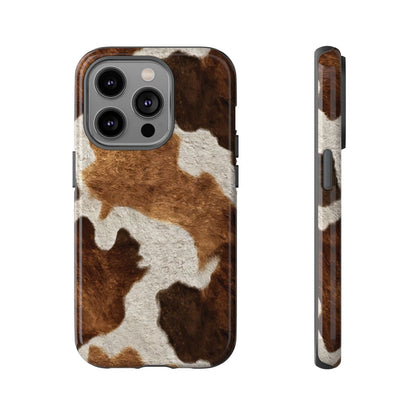 Two-Tone Brown Cowhide Tough Case