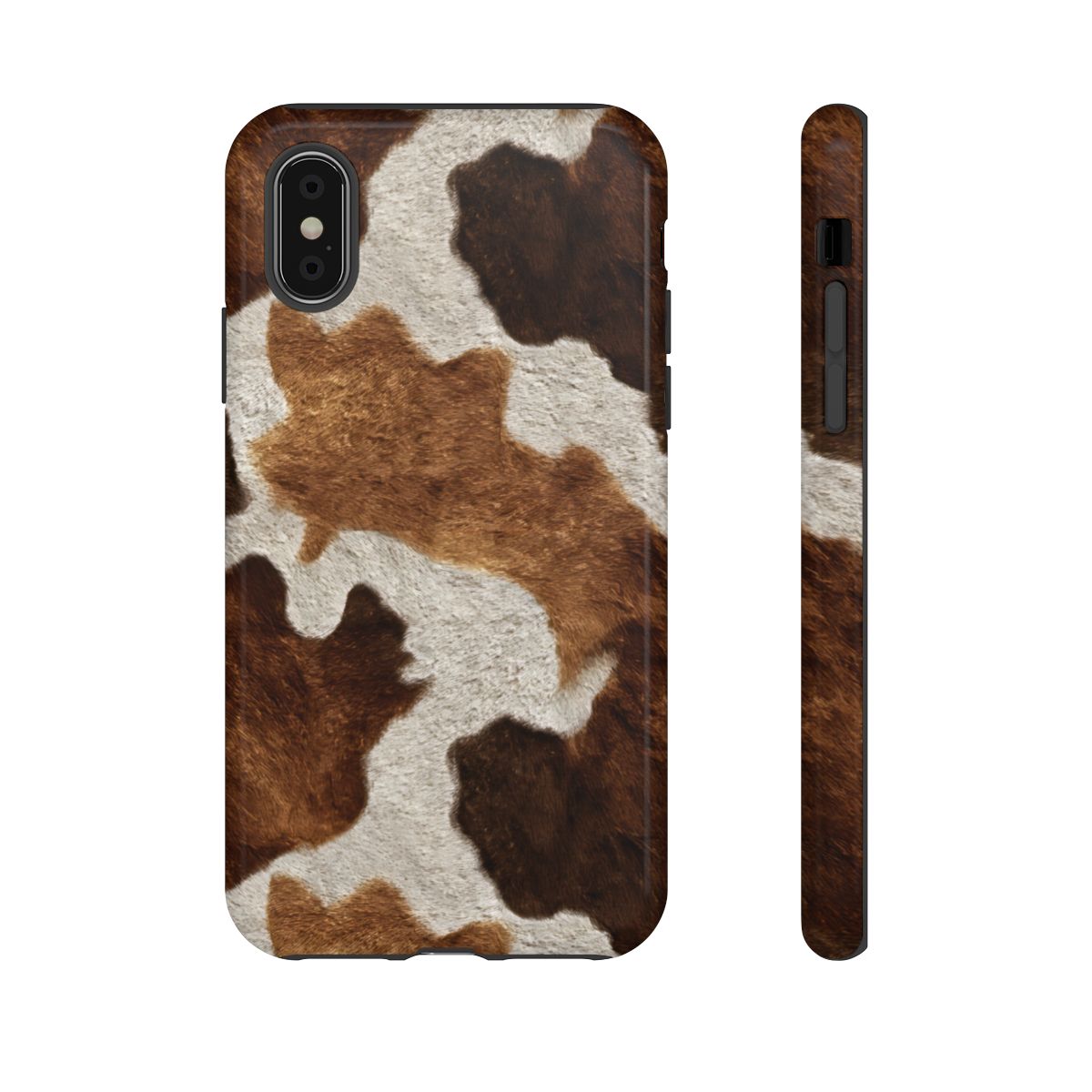 Two-Tone Brown Cowhide Tough Case