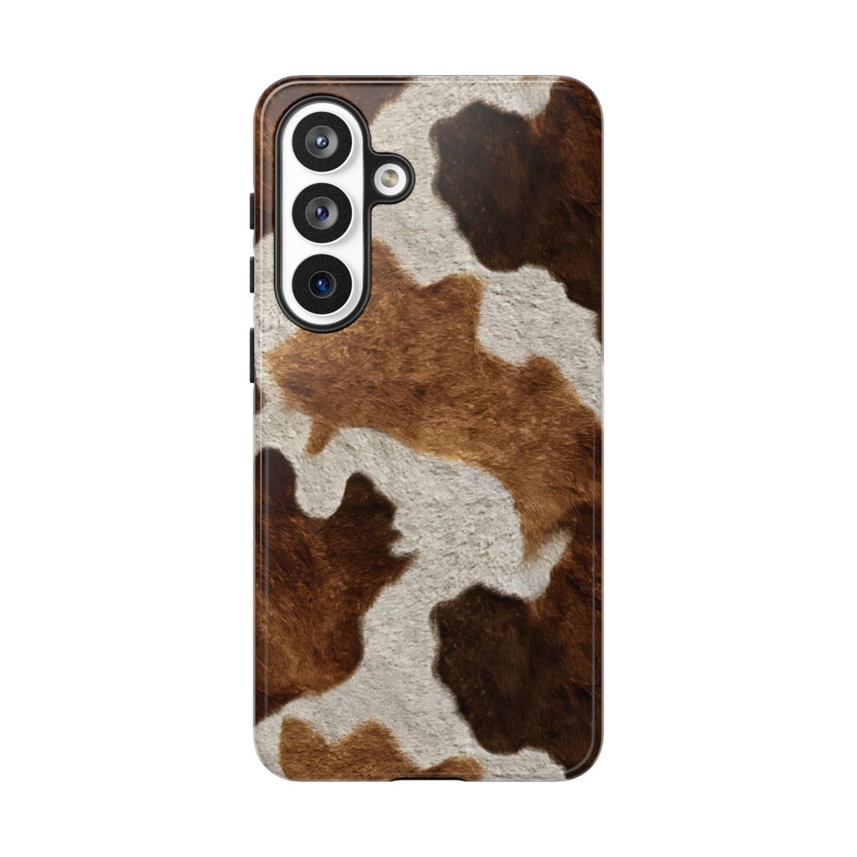 Two-Tone Brown Cowhide Tough Case