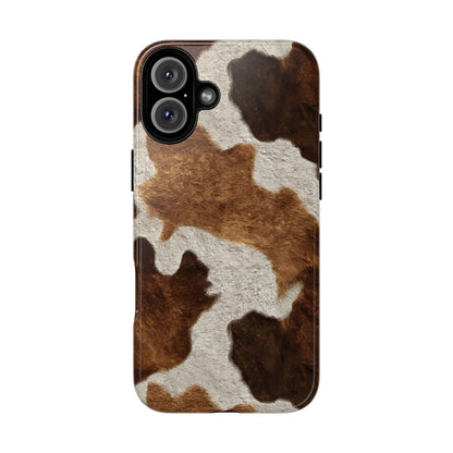 Two-Tone Brown Cowhide Tough Case