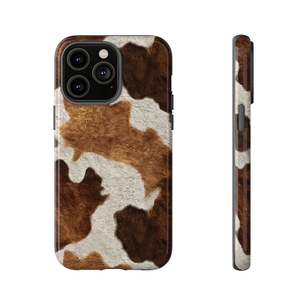 Two-Tone Brown Cowhide Tough Case