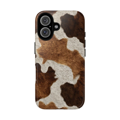 Two-Tone Brown Cowhide Tough Case