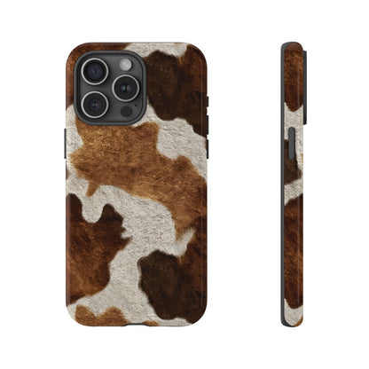 Two-Tone Brown Cowhide Tough Case