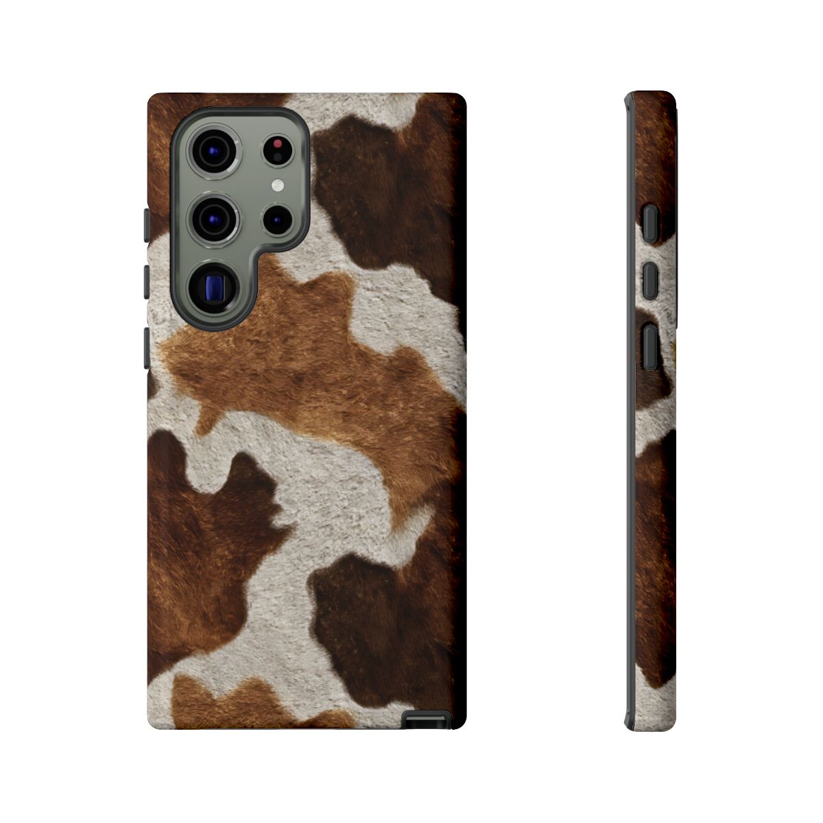 Two-Tone Brown Cowhide Tough Case