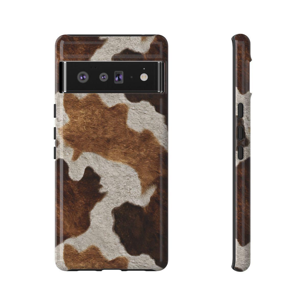 Two-Tone Brown Cowhide Tough Case