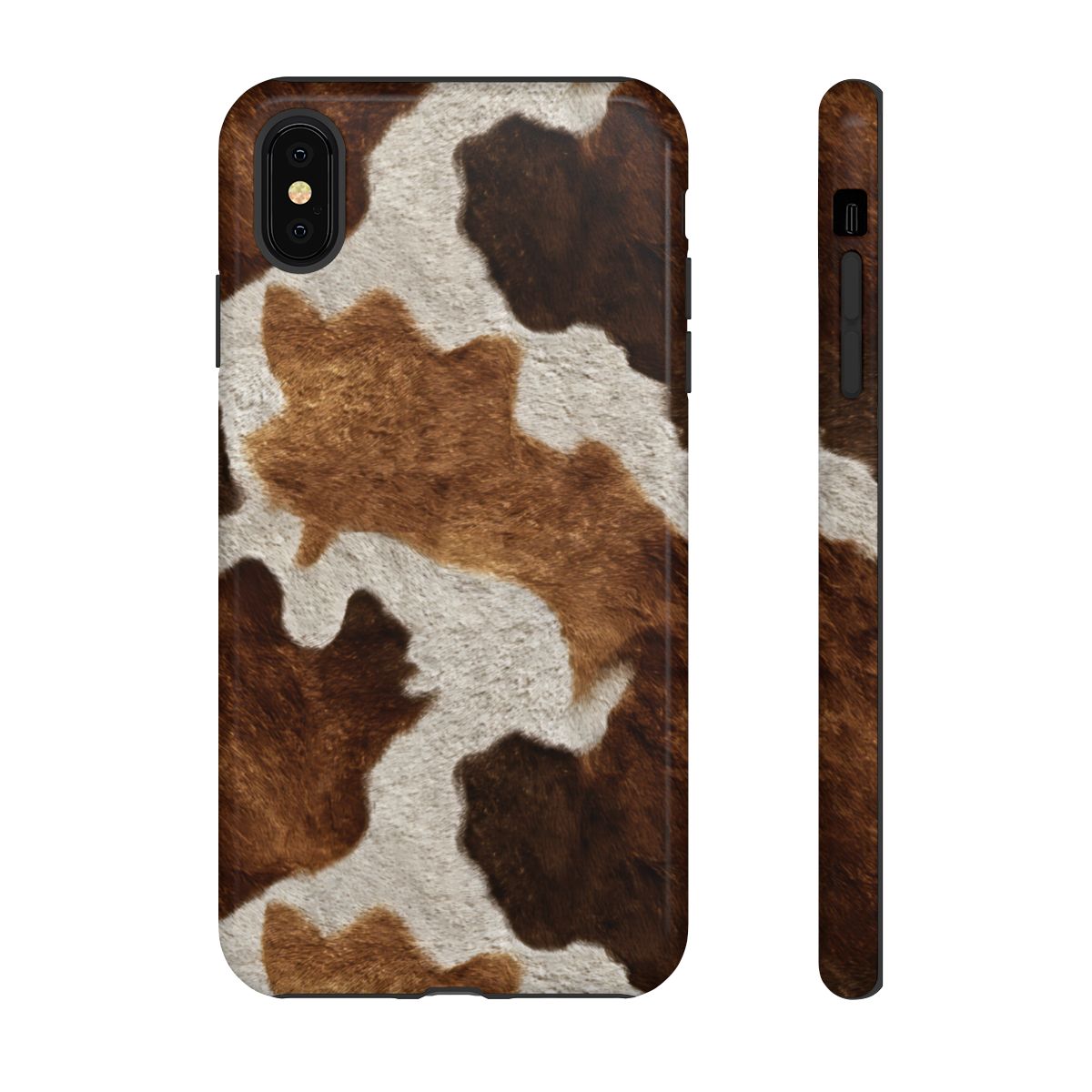 Two-Tone Brown Cowhide Tough Case