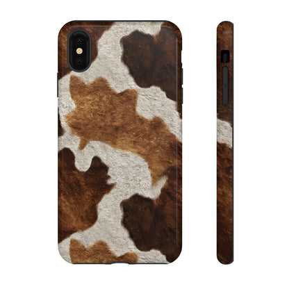 Two-Tone Brown Cowhide Tough Case