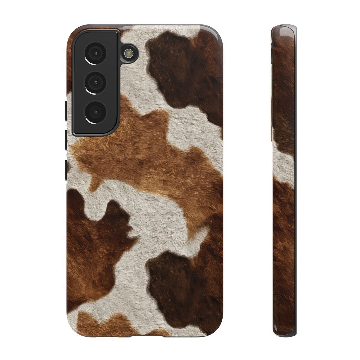 Two-Tone Brown Cowhide Tough Case