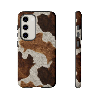 Two-Tone Brown Cowhide Tough Case