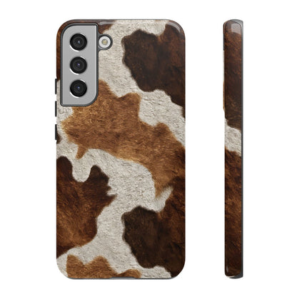 Two-Tone Brown Cowhide Tough Case