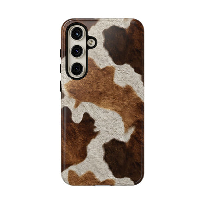 Two-Tone Brown Cowhide Tough Case