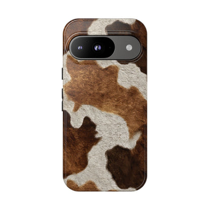 Two-Tone Brown Cowhide Tough Case